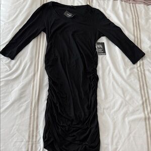 Express Black Long Sleeve Dress
